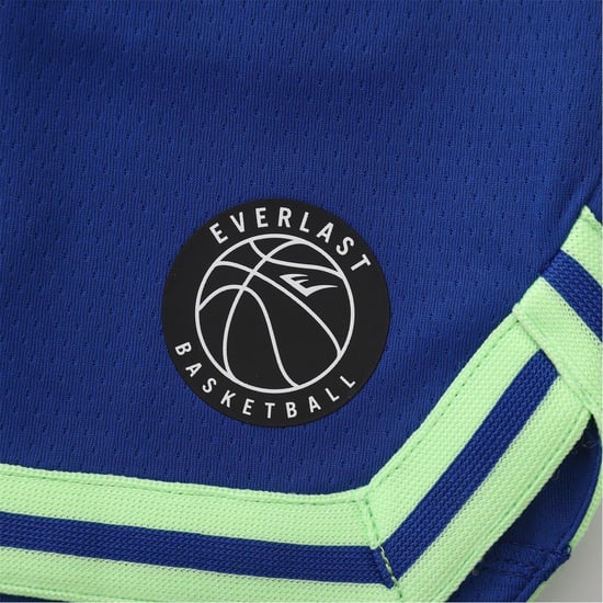 Everlast - "BB100" Basketball-Shorts für Kinder (Blau/Grün) - Image 3