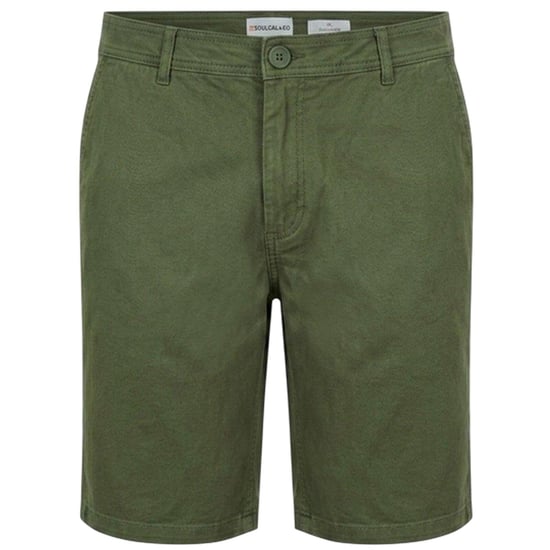SoulCal - Chino Kurze Hose für Herren (Khakigrün) - Image 1