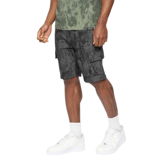 Crosshatch - "Cardon" Cargo-Shorts für Herren (Schwarz) - Image 4