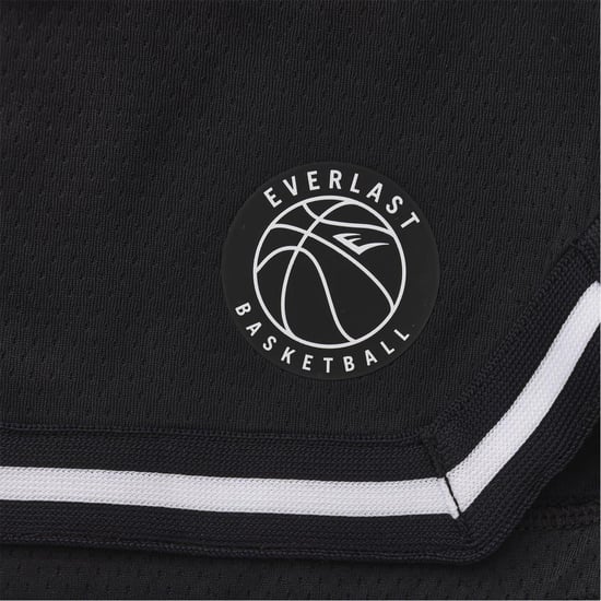 Everlast - "BB100" Basketball-Shorts für Kinder (Schwarz/Weiß) - Image 3