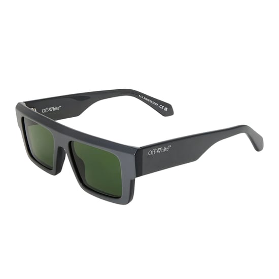 Off White - "Minneapolis" Rechteck-Sonnenbrille für Herren (Grau/Grün) - Image 1