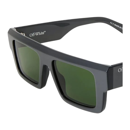 Off White - "Minneapolis" Rechteck-Sonnenbrille für Herren (Grau/Grün) - Image 2