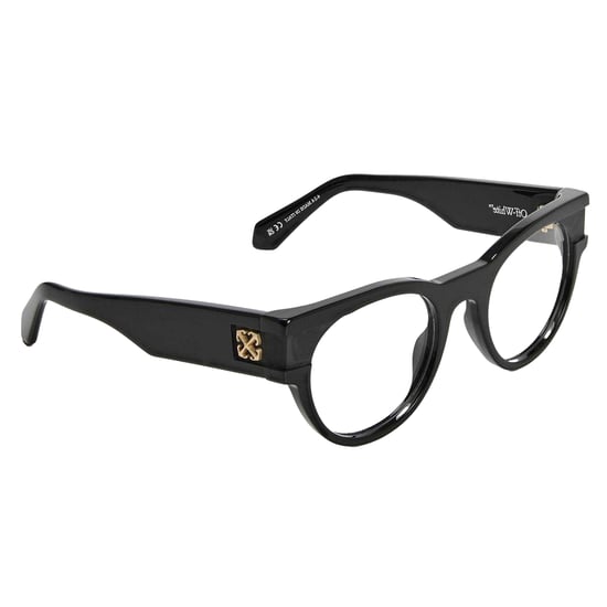 Off-White - "Style 87" Gold Logo-Sonnenbrille für Herren/Damen Unisex (Schwarz) - Image 3