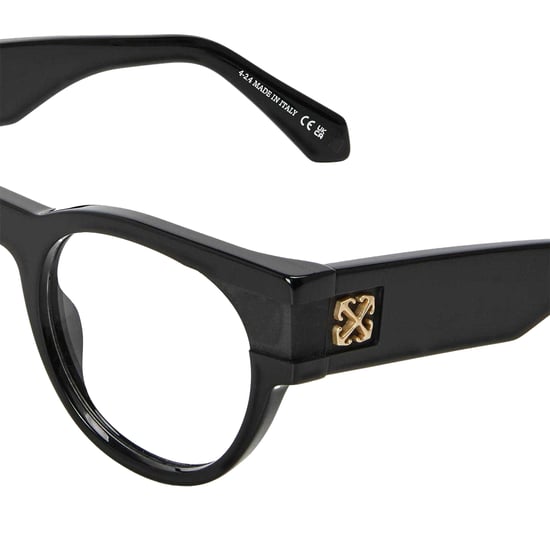 Off-White - "Style 87" Gold Logo-Sonnenbrille für Herren/Damen Unisex (Schwarz) - Image 4