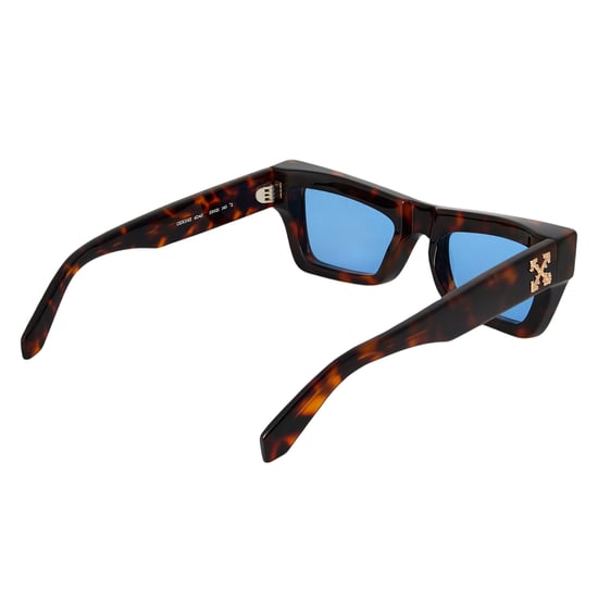 Off White - "Charleston" Metal Logo-Sonnenbrille für Herren/Damen Unisex (Braun) - Image 2