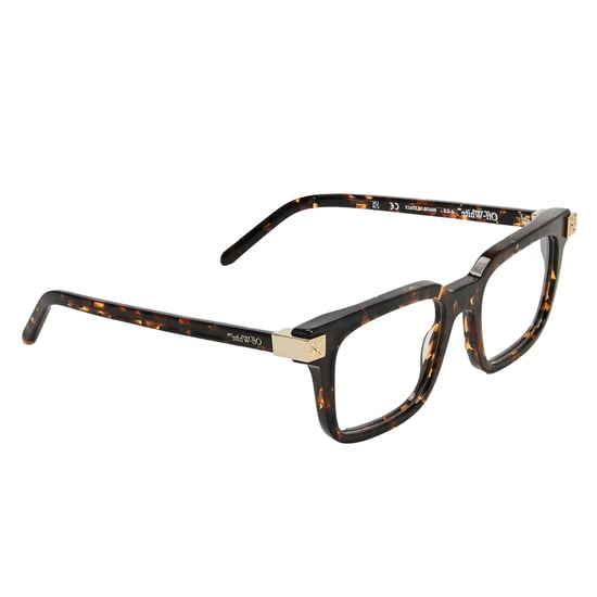 Off White - "Style 8S" Sonnenbrille für Herren/Damen Unisex, Azetat, Polycarbonate (Dunkles Havannabraun) - Image 4