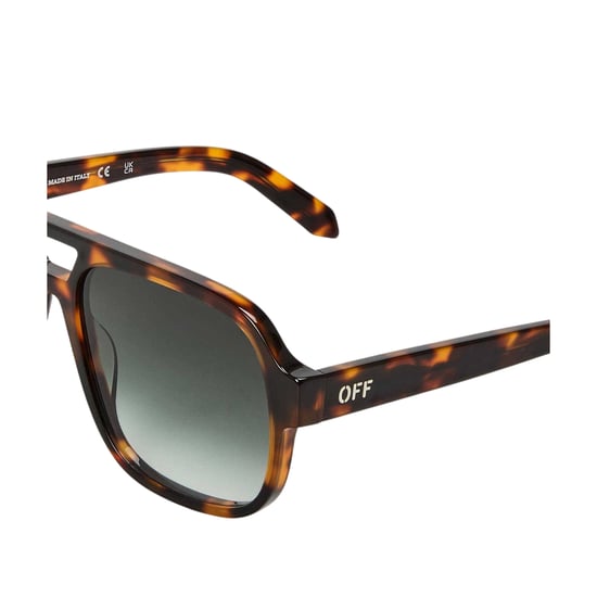 Off White - "Forks" Sonnenbrille für Herren/Damen Unisex (Braun/Braun) - Image 3