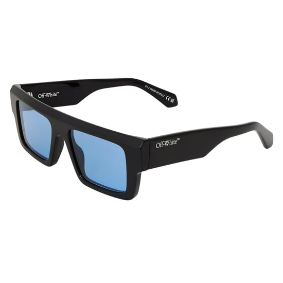 Off White - "Minneapolis" Rechteck-Sonnenbrille für Herren (Schwarz/Blau) - Image 1