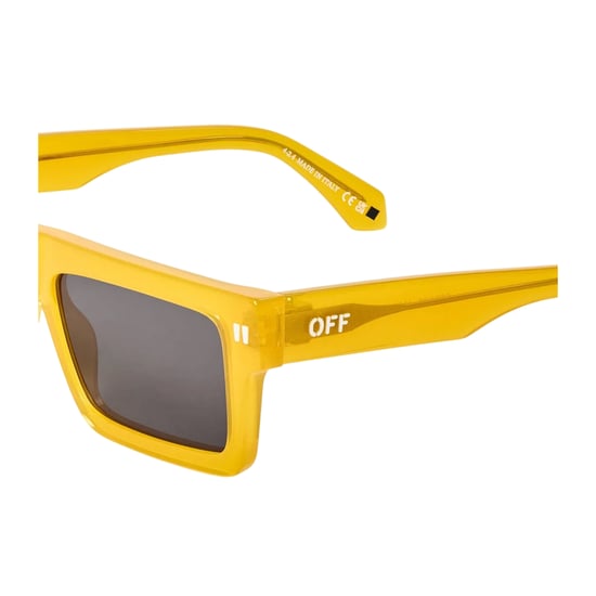 Off White - "Chandler" Rechteck-Sonnenbrille für Damen (Gelb/Grau) - Image 3