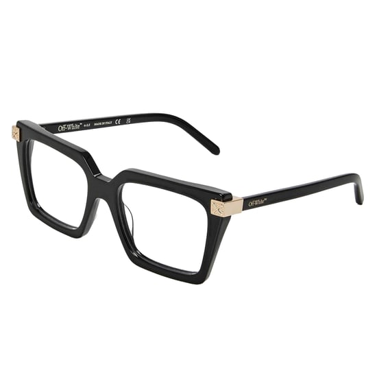 Off White - "Style 8t" Golddetail-Sonnenbrille für Herren/Damen Unisex (Schwarz) - Image 1