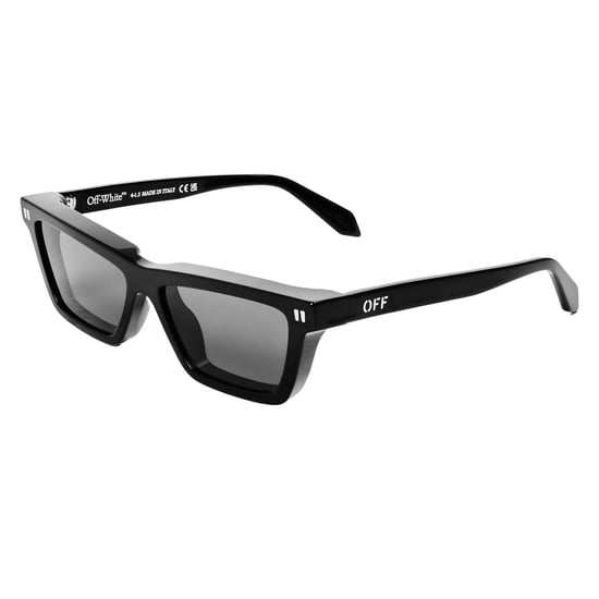 Off-White - "Cambridge" Quadratisch-Sonnenbrille für Damen (Schwarz/Dunkelgrau) - Image 1