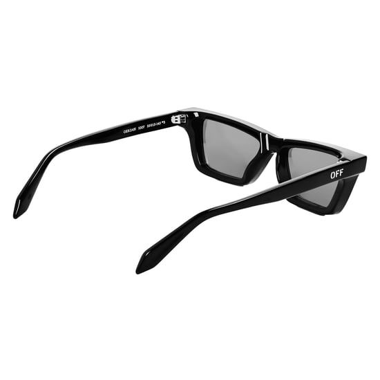 Off-White - "Cambridge" Quadratisch-Sonnenbrille für Damen (Schwarz/Dunkelgrau) - Image 2