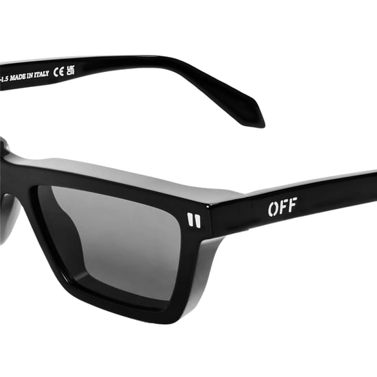 Off-White - "Cambridge" Quadratisch-Sonnenbrille für Damen (Schwarz/Dunkelgrau) - Image 3