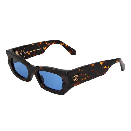 Off-White - "Belleville" Kreuz Logo-Sonnenbrille für Herren/Damen Unisex (Braun) - Image 1