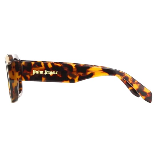 Palm Angels - "Salton" Rechteck-Sonnenbrille für Herren, Azetat, Nylon (Braun) - Image 2