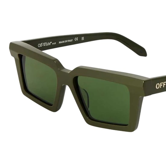 Off-White - "Windsor" Rechteck-Sonnenbrille für Herren/Damen Unisex (Militärgrün) - Image 2