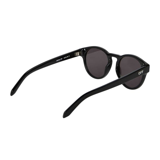 Off-White - "Oakland" Rund-Sonnenbrille für Herren/Damen Unisex (Schwarz/Dunkelgrau) - Image 2