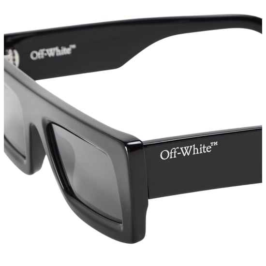 Off White - "Minneapolis" Rechteck-Sonnenbrille für Herren (Schwarz/Dunkelgrau) - Image 3