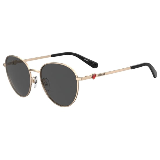 Moschino - "Moscsun" Rund-Sonnenbrille für Herren (Roségold) - Image 1