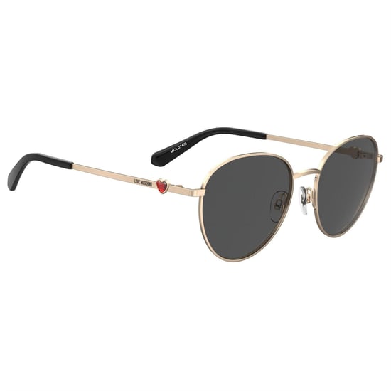 Moschino - "Moscsun" Rund-Sonnenbrille für Herren (Roségold) - Image 3