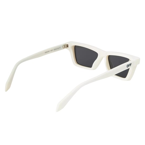 Off-White - "Cambridge" Quadratisch-Sonnenbrille für Damen (Weiß/Dunkelgrau) - Image 2