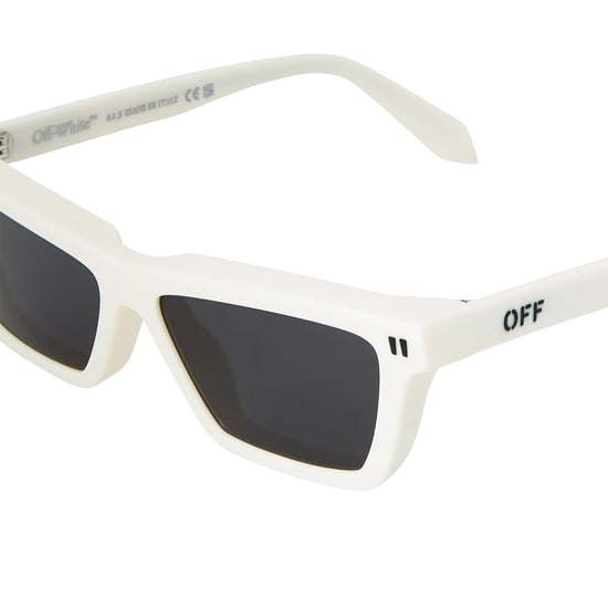 Off-White - "Cambridge" Quadratisch-Sonnenbrille für Damen (Weiß/Dunkelgrau) - Image 3