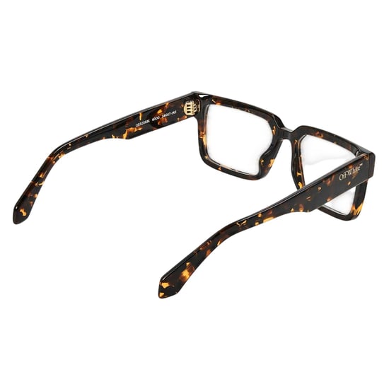 Off White - "Style 8m" Schildpatt-Sonnenbrille für Herren/Damen Unisex, Azetat (Dunkles Havannabraun) - Image 2