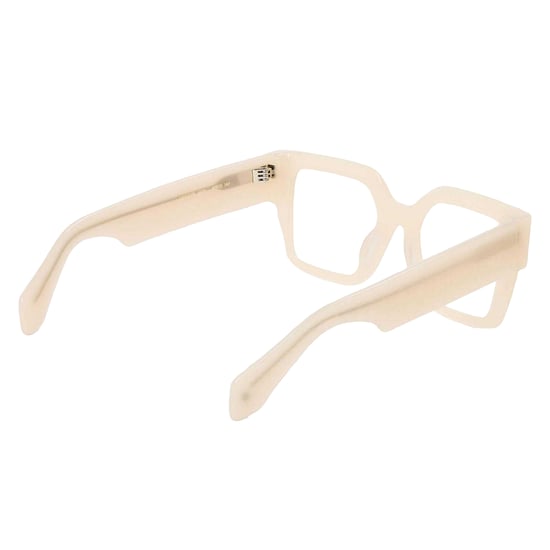 Off White - "Style 7r" Rechteckig-Sonnenbrille für Herren/Damen Unisex, Azetat (Beige) - Image 2