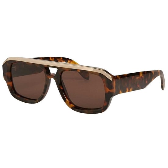 Palm Angels - "Stockton" Rechteckig-Sonnenbrille für Herren (Havannabraun) - Image 2