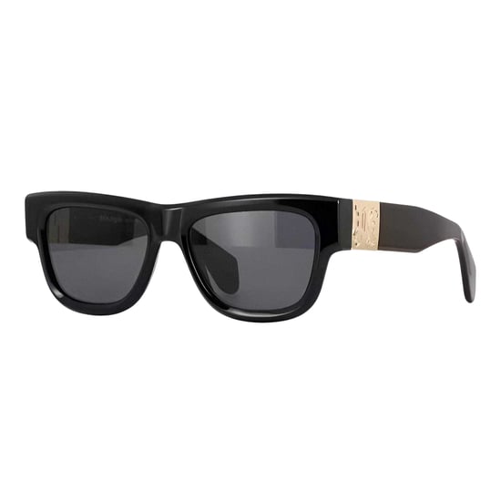 Palm Angels - "Merrill" Golddetail-Sonnenbrille für Herren, Rechteckig (Schwarz/Dunkelgrau) - Image 1