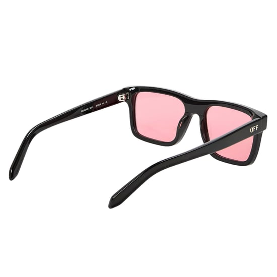 Off White - "Galena" Schildkröte-Sonnenbrille für Herren/Damen Unisex (Schwarz/Rot) - Image 2