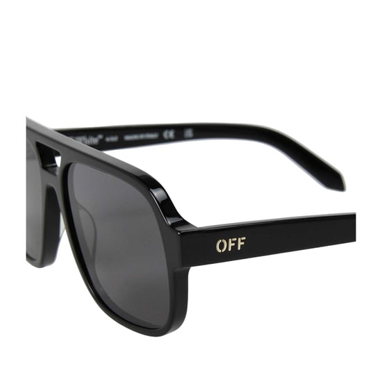 Off White - "Forks" Sonnenbrille für Herren/Damen Unisex (Schwarz/Dunkelgrau) - Image 3