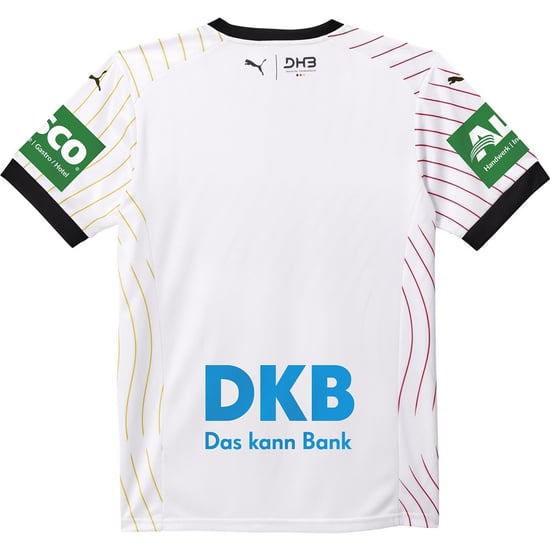 Puma - "DHB Home" Trikot für Herren, Hochleistungsmaterial (Weiß/Schwarz) - Image 2
