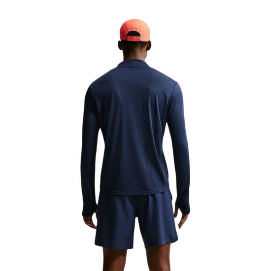 Nike - "Core" Oberteil für Herren, mit halbem Reißverschluss, Laufen, Langärmlig (Mitternachtsblau) - Image 3