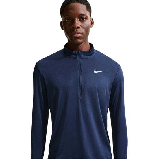 Nike - "Core" Oberteil für Herren, mit halbem Reißverschluss, Laufen, Langärmlig (Mitternachtsblau) - Image 4