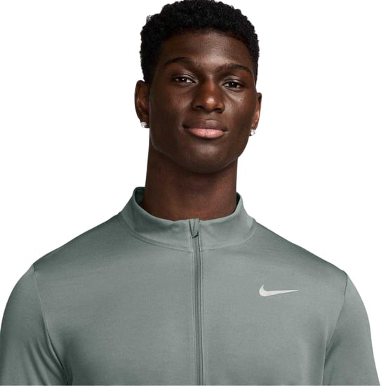 Nike - "Core" Oberteil für Herren, mit halbem Reißverschluss, Laufen, Langärmlig (Grüne Tonerde) - Image 3