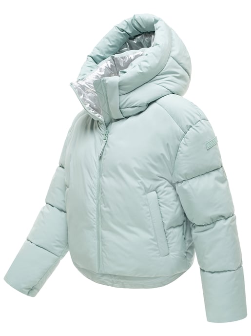 Marikoo Damen Winterjacke Zilvaa – kurze Pufferjacke mit abnehmbarer Kapuze - Image 2