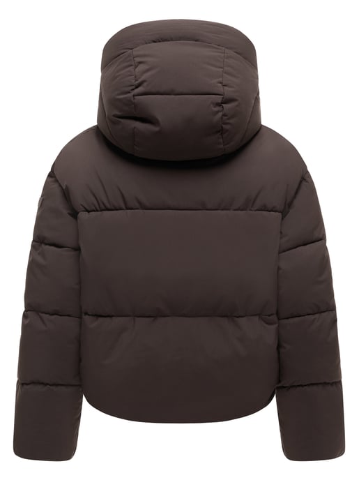 Marikoo Damen Winterjacke Zilvaa – kurze Pufferjacke mit abnehmbarer Kapuze - Image 3