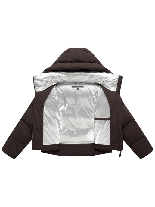 Marikoo Damen Winterjacke Zilvaa – kurze Pufferjacke mit abnehmbarer Kapuze - Image 4