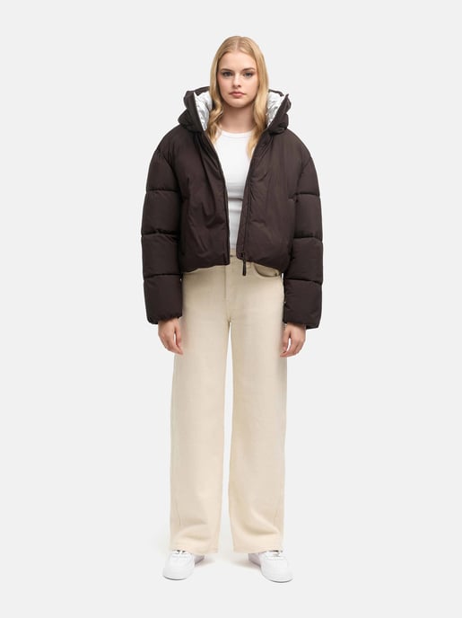 Marikoo Damen Winterjacke Zilvaa – kurze Pufferjacke mit abnehmbarer Kapuze - Image 6