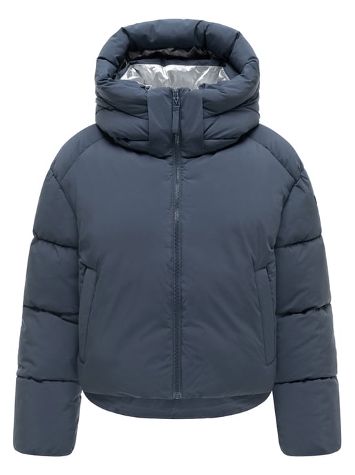 Marikoo Damen Winterjacke Zilvaa – kurze Pufferjacke mit abnehmbarer Kapuze - Image 1