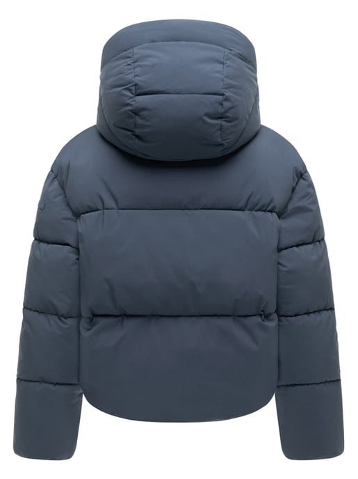 Marikoo Damen Winterjacke Zilvaa – kurze Pufferjacke mit abnehmbarer Kapuze - Image 3