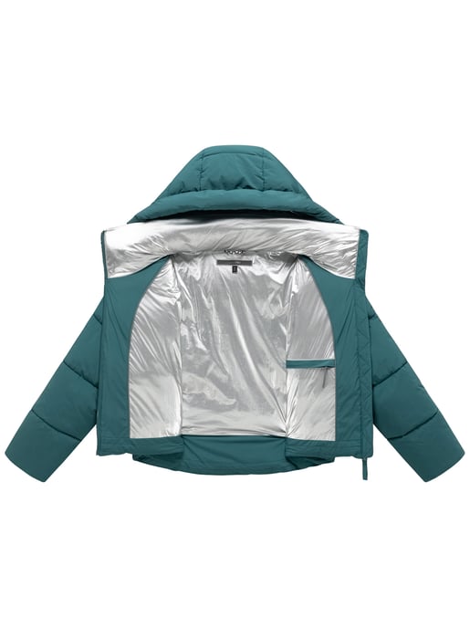 Marikoo Damen Winterjacke Zilvaa – kurze Pufferjacke mit abnehmbarer Kapuze - Image 4