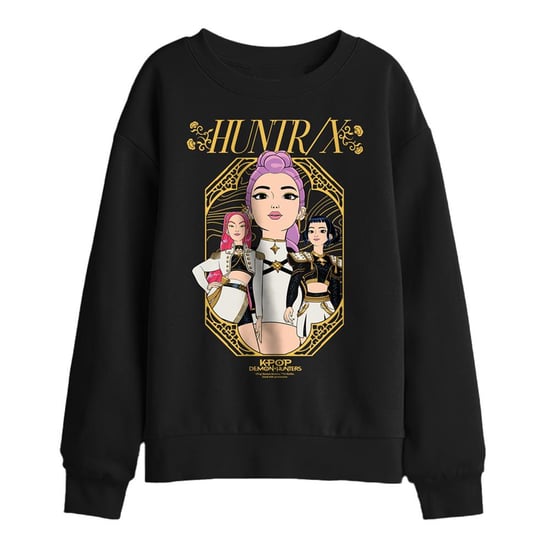 K-Pop Demon Hunters - Sweatshirt für Kinder (Schwarz/Golden) - Image 1