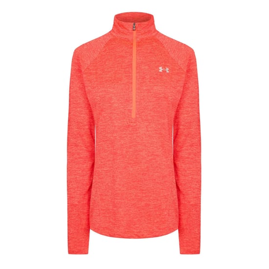 Under Armour - "Tech" Oberteil für Damen, mit halbem Reißverschluss (Rotwein) - Image 1