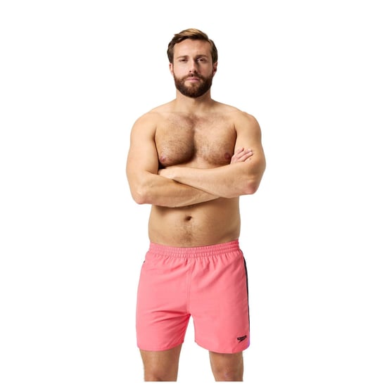 Speedo - "Hyperboom Splice" Badeshorts für Herren (Koralle) - Image 3