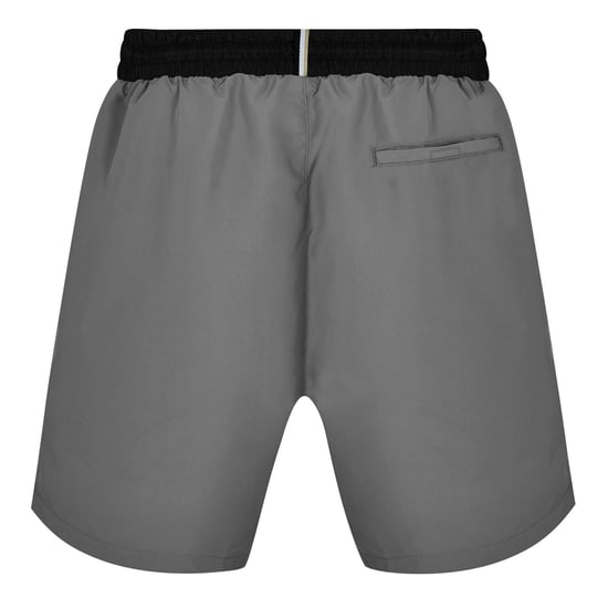 Boss - "Starfish" Badeshorts für Herren (Grau/Schwarz) - Image 2