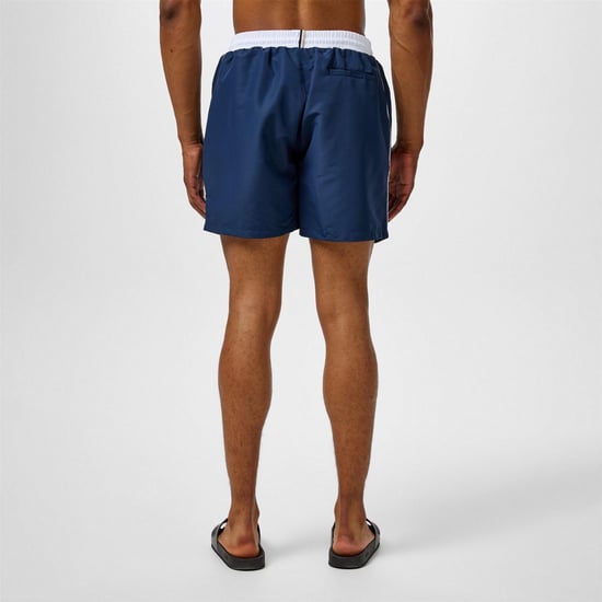 Boss - "Starfish" Badeshorts für Herren (Marine/Weiß) - Image 4