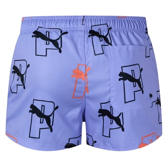 Puma - Badeshorts für Herren, Logo (Blau) - Image 2