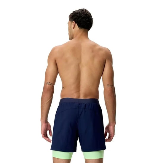 Speedo Herren Volley Badeshorts (Marine/Grün) - Image 3